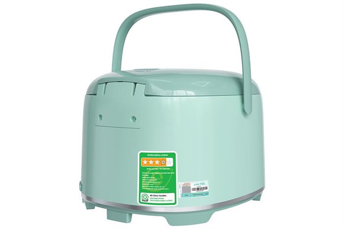 Nồi cơm điện tử Livotec 1.8 lít LRC-E8118M Màu Xanh mint