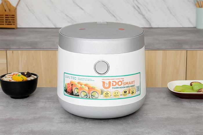 Nồi cơm điện tử Livotec 1.8 lít LRC-E8218W Màu Trắng