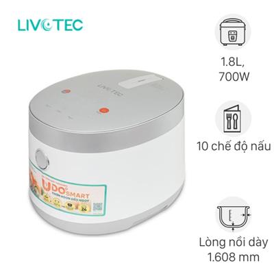 Nồi cơm điện tử Livotec 1.8 lít LRC-E8218W