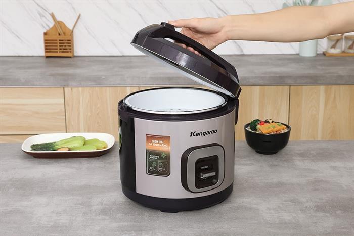 Nồi cơm nắp gài Kangaro 2.2 lít KGRC22M5G Màu Tím