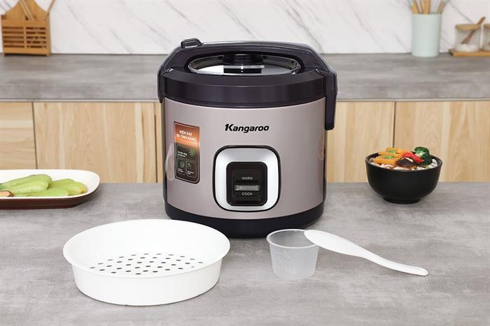 Nồi cơm nắp gài Kangaro 2.2 lít KGRC22M5G Màu Tím