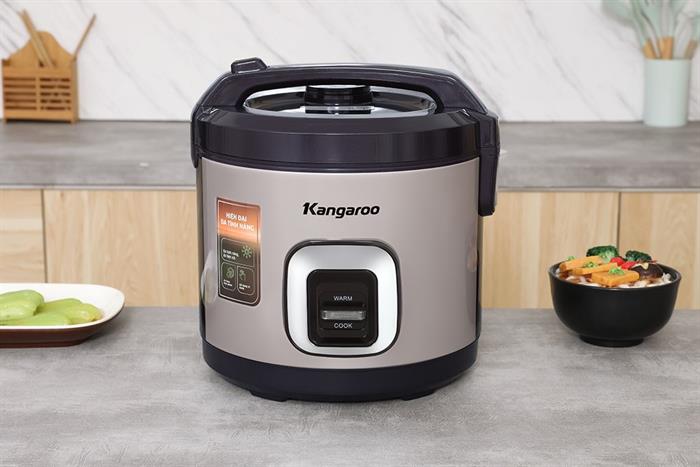 Nồi cơm nắp gài Kangaro 2.2 lít KGRC22M5G Màu Tím