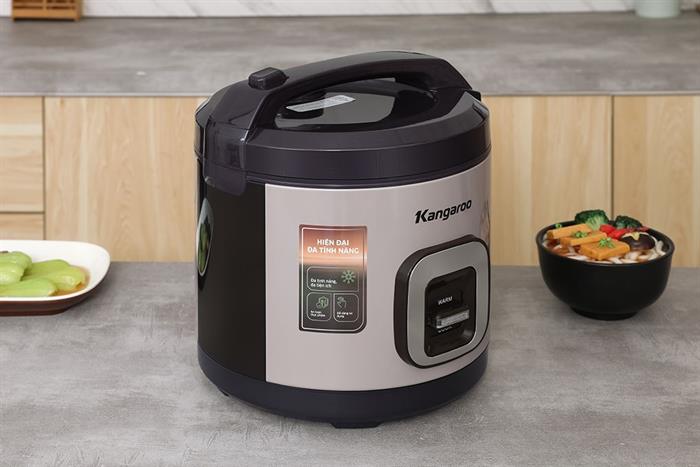 Nồi cơm nắp gài Kangaro 2.2 lít KGRC22M5G Màu Tím