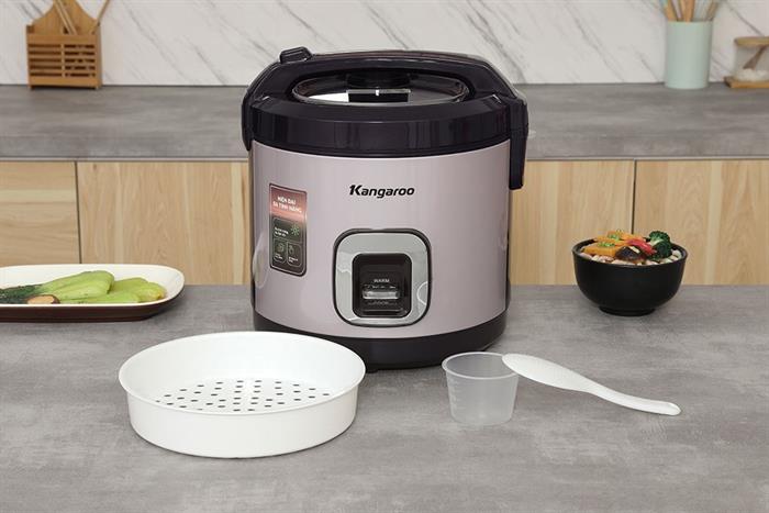 Nồi cơm nắp gài Kangaro 3 lít KGRC30M5G Màu Tím