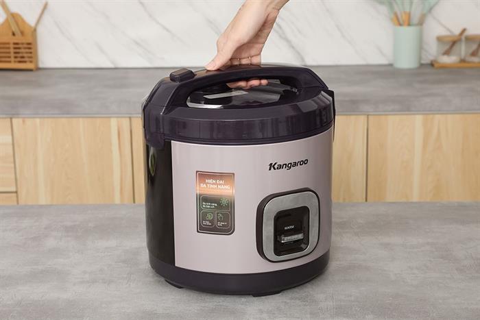 Nồi cơm nắp gài Kangaro 3 lít KGRC30M5G Màu Tím