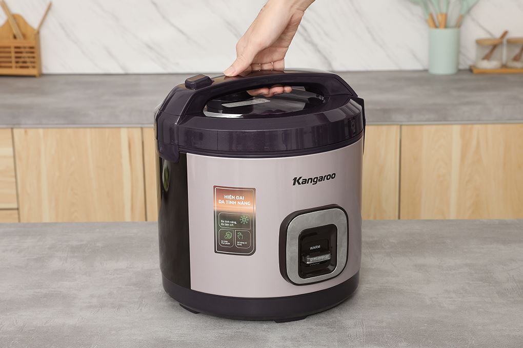 Nồi cơm nắp gài Kangaro 3 lít KGRC30M5G Màu Tím