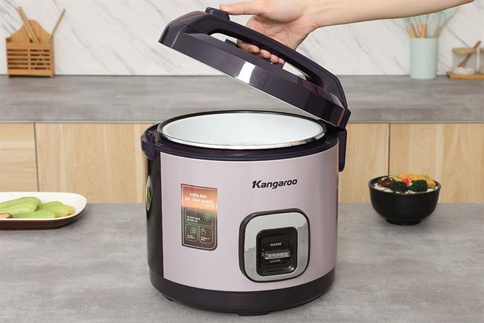 Nồi cơm nắp gài Kangaro 3 lít KGRC30M5G Màu Tím