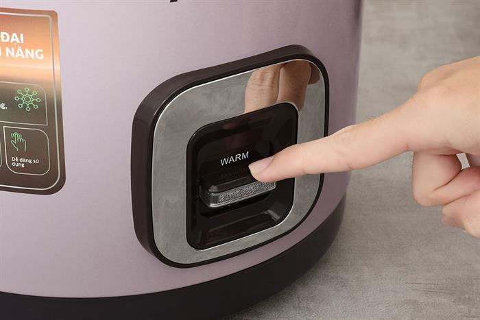 Nồi cơm nắp gài Kangaro 3 lít KGRC30M5G Màu Tím