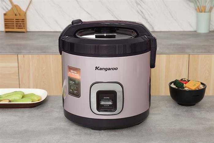 Nồi cơm nắp gài Kangaro 3 lít KGRC30M5G Màu Tím
