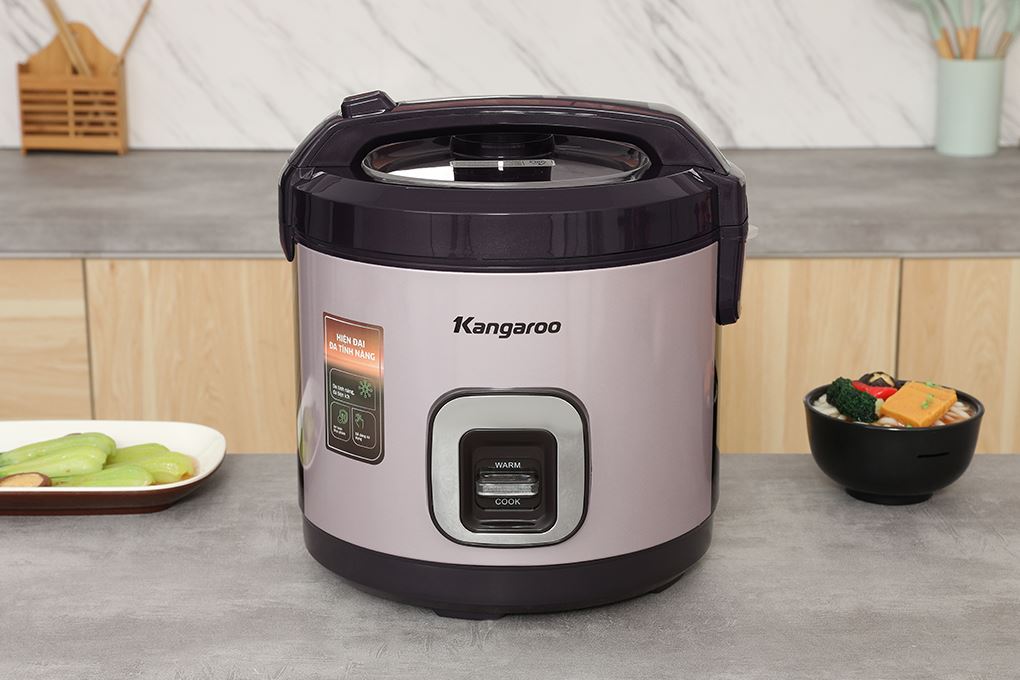 Nồi cơm nắp gài Kangaro 3 lít KGRC30M5G Màu Tím