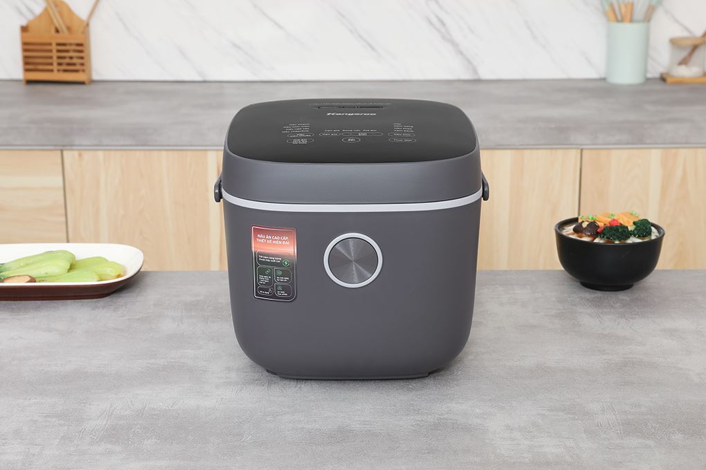 Nồi cơm điện tử Kangaroo 1.8 lít KGRC18D3G Màu Đen