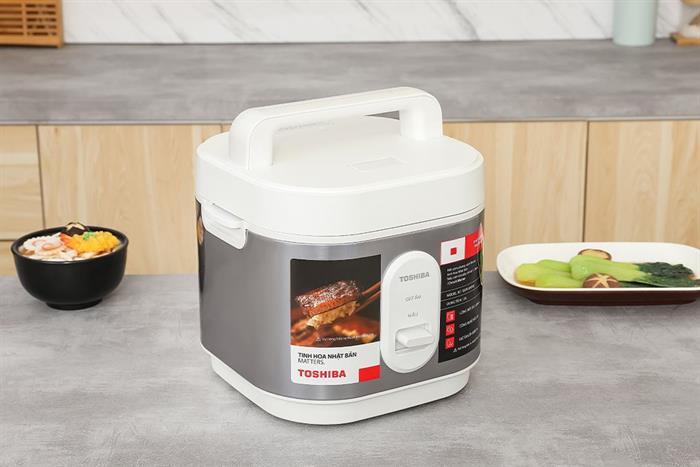 Nồi cơm nắp gài Toshiba 1 lít RC-10JRUVN(W) Màu Trắng
