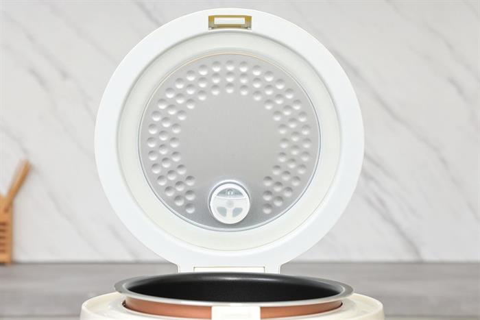 Nồi cơm nắp gài Mishio 0.8 lít MK-233 - Kem Màu Kem