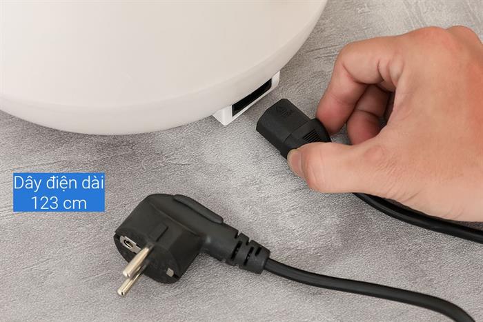 Nồi cơm nắp gài Mishio 0.8 lít MK-233 - Kem Màu Kem