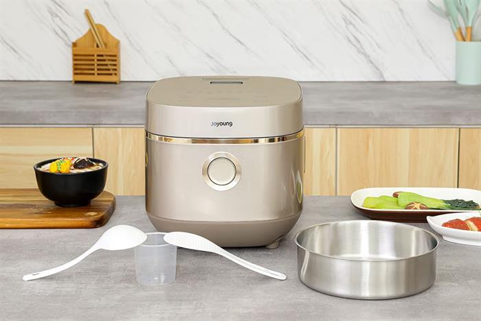 Nồi cơm điện tử Joyoung 1.8 lít JNRC-502 Màu Bạc