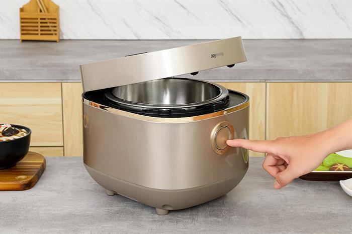 Nồi cơm điện tử Joyoung 1.8 lít JNRC-502 Màu Bạc