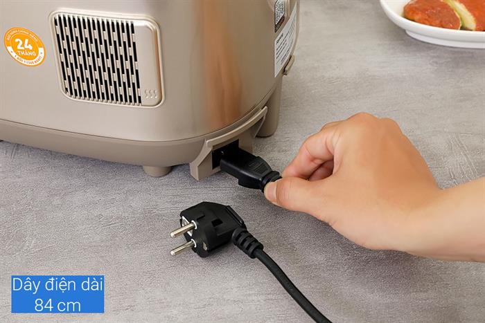 Nồi cơm điện tử Joyoung 1.8 lít JNRC-502 Màu Bạc