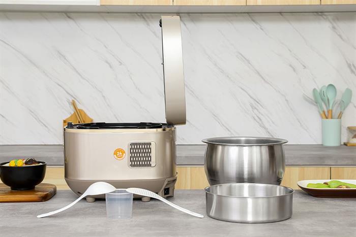 Nồi cơm điện tử Joyoung 1.8 lít JNRC-502 Màu Bạc