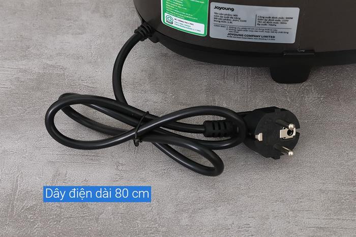 Nồi cơm điện tử áp suất Joyoung 1.8 lít JHPC-5100 Màu Đen