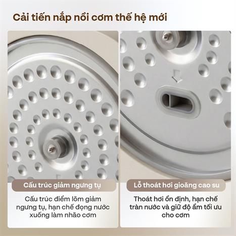 Nồi cơm điện tử FUJIHOME 1 lít RC10ALS Màu Trắng - Hồng