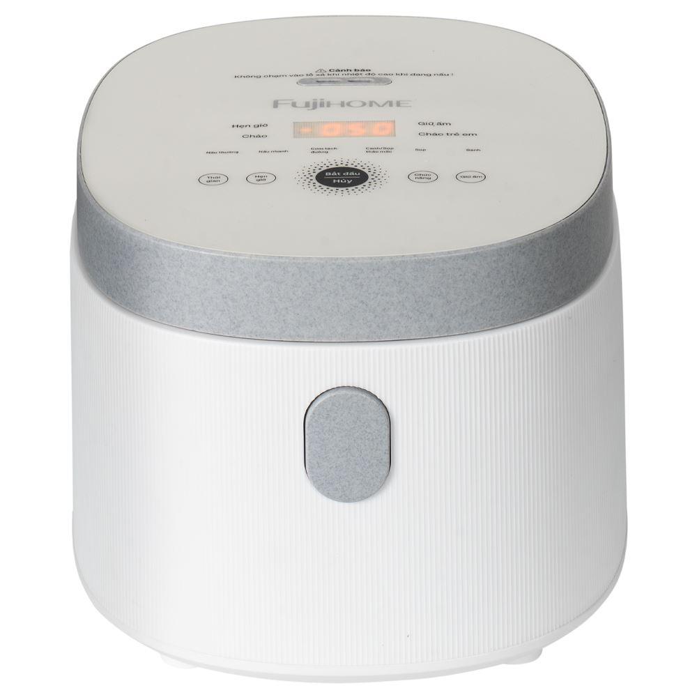 Nồi cơm điện tử FUJIHOME 1 lít RC10BLS Màu Trắng - Hồng