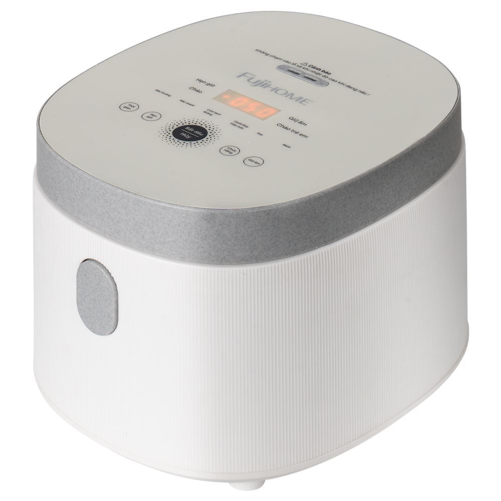 Nồi cơm điện tử FUJIHOME 1 lít RC10BLS Màu Trắng - Hồng