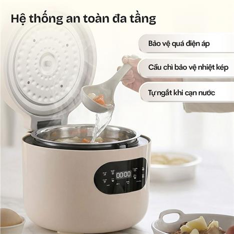 Nồi cơm điện tử FUJIHOME 1.2 lít RC12LS Màu Xám