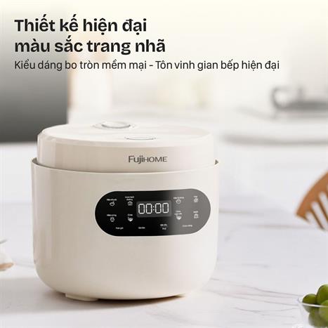 Nồi cơm điện tử FUJIHOME 1.2 lít RC12LS Màu Xám