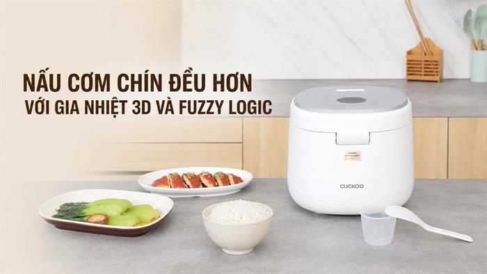 Nồi cơm điện tử Cuckoo 1.8 lít CR-1060F Màu Trắng