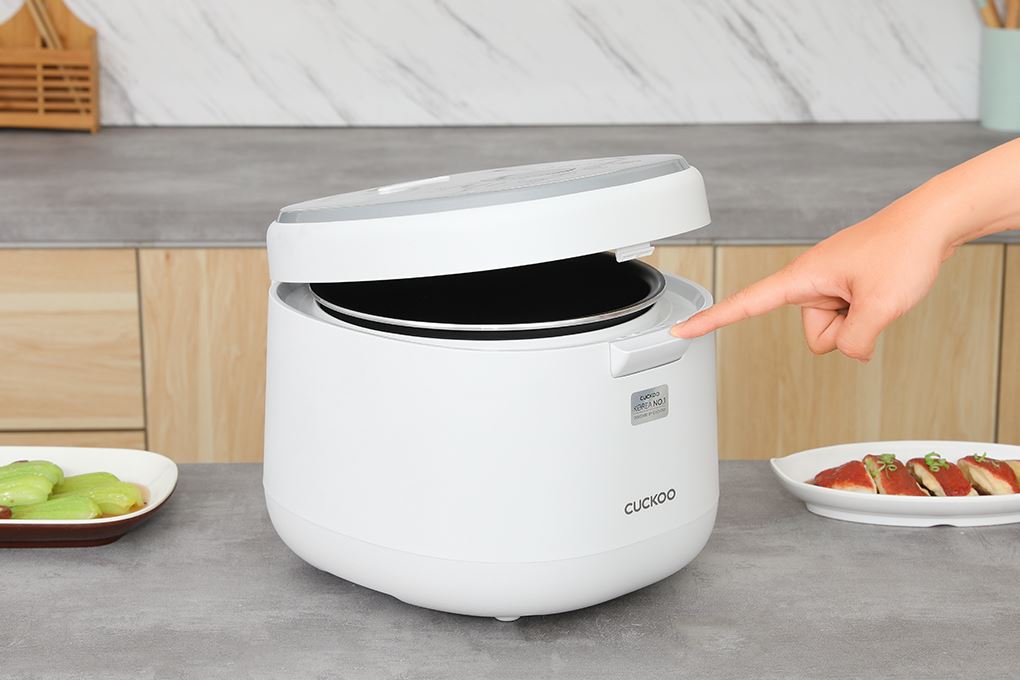Nồi cơm điện tử Cuckoo 1.8 lít CR-1060F Màu Trắng