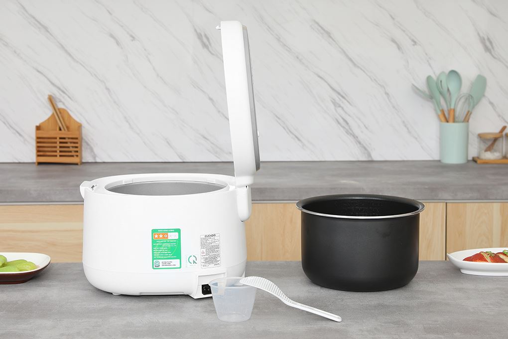Nồi cơm điện tử Cuckoo 1.8 lít CR-1060F Màu Trắng