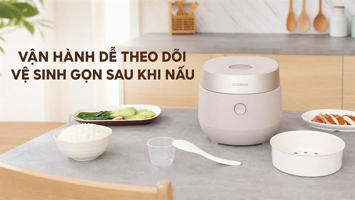 Nồi cơm điện tử Cuckoo 1.08 lít CR-0686FGP Màu Hồng ruốc