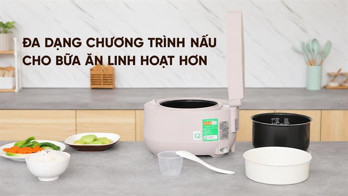Nồi cơm điện tử Cuckoo 1.08 lít CR-0686FGP Màu Hồng ruốc