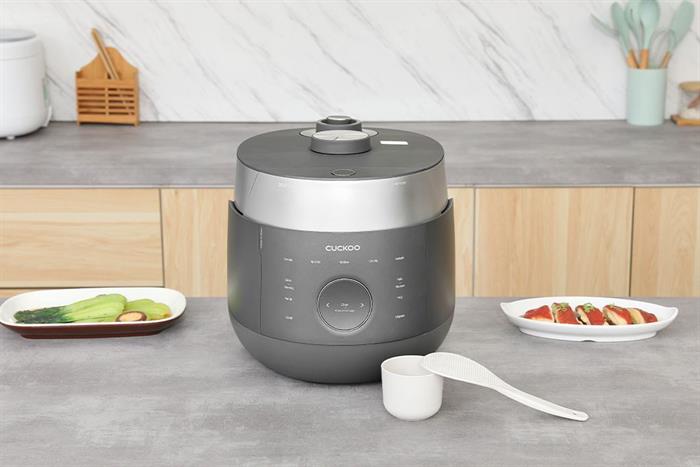 Nồi cơm áp suất cao tần Cuckoo 1.8 lít CRP-LHBR1000F Màu Đen - Xám