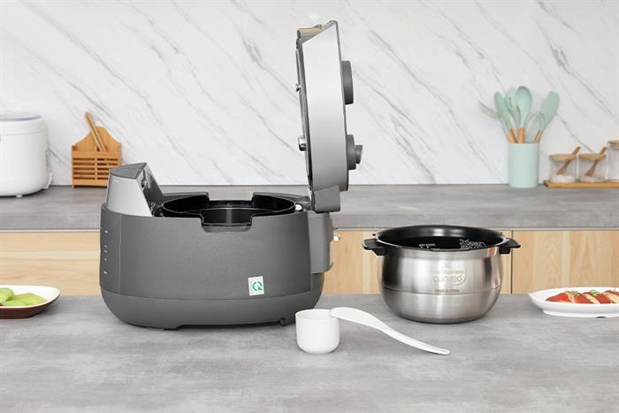 Nồi cơm áp suất cao tần Cuckoo 1.8 lít CRP-LHBR1000F Màu Đen - Xám