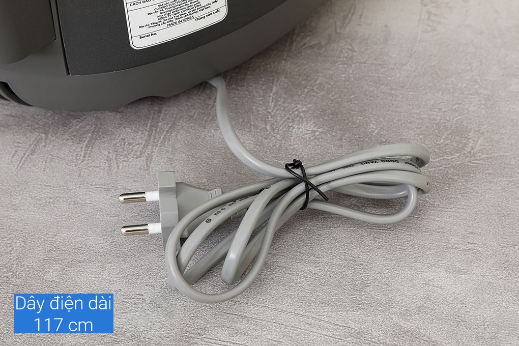 Nồi cơm áp suất cao tần Cuckoo 1.08 lít CRP-LHBR0600F Màu Xám