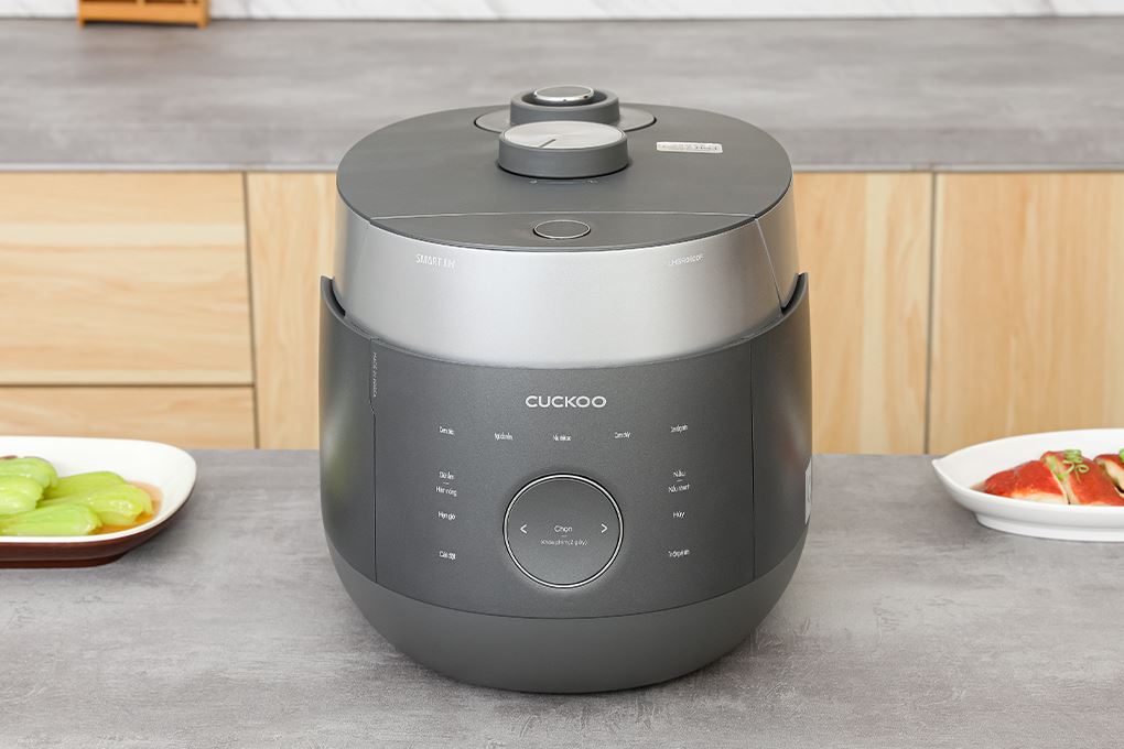 Nồi cơm áp suất cao tần Cuckoo 1.08 lít CRP-LHBR0600F Màu Xám