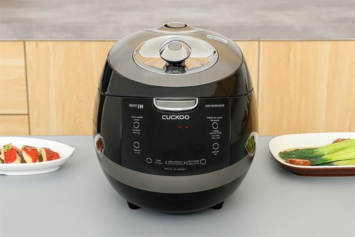 Nồi cơm áp suất cao tần Cuckoo 1.08 lít CRP-BHBC0600F Màu Đen - Xám