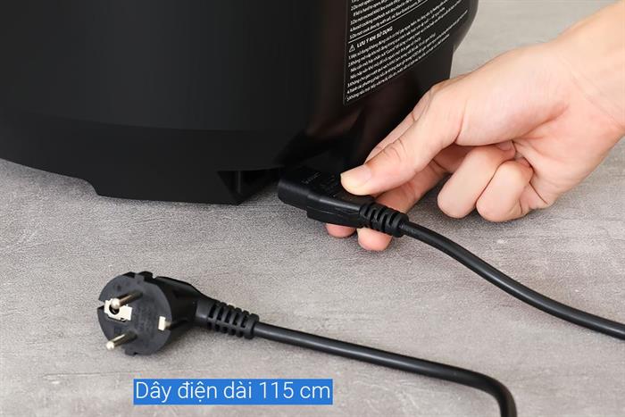 Nồi cơm điện tử áp suất Sharp 1.8 lít KS-TW181V-B Màu Đen