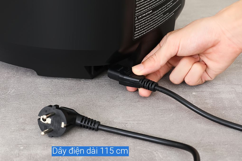 Nồi cơm điện tử áp suất Sharp 1.8 lít KS-TW181V-B Màu Đen