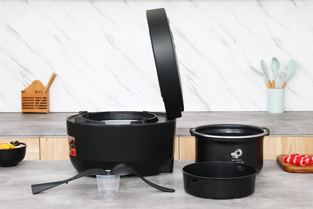 Nồi cơm điện tử áp suất Sharp 1.8 lít KS-TW181V-B Màu Đen