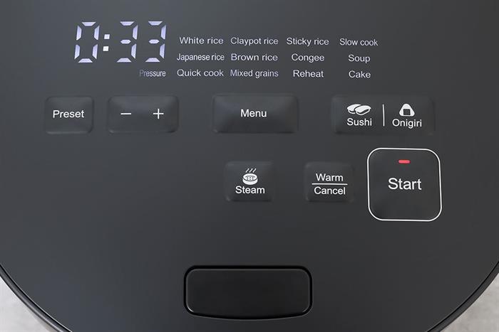 Nồi cơm điện tử áp suất Sharp 1.8 lít KS-TW181V-B Màu Đen