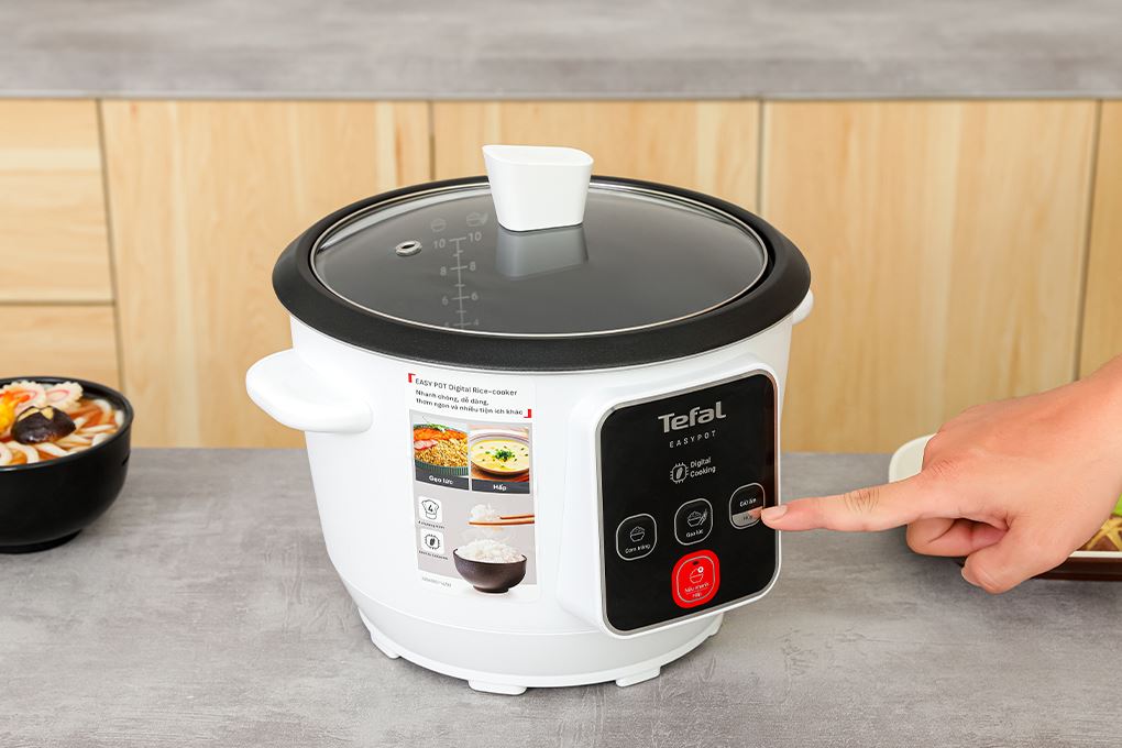 Nồi cơm nắp rời Tefal 1.8 lít RK1071Y0 Màu Trắng