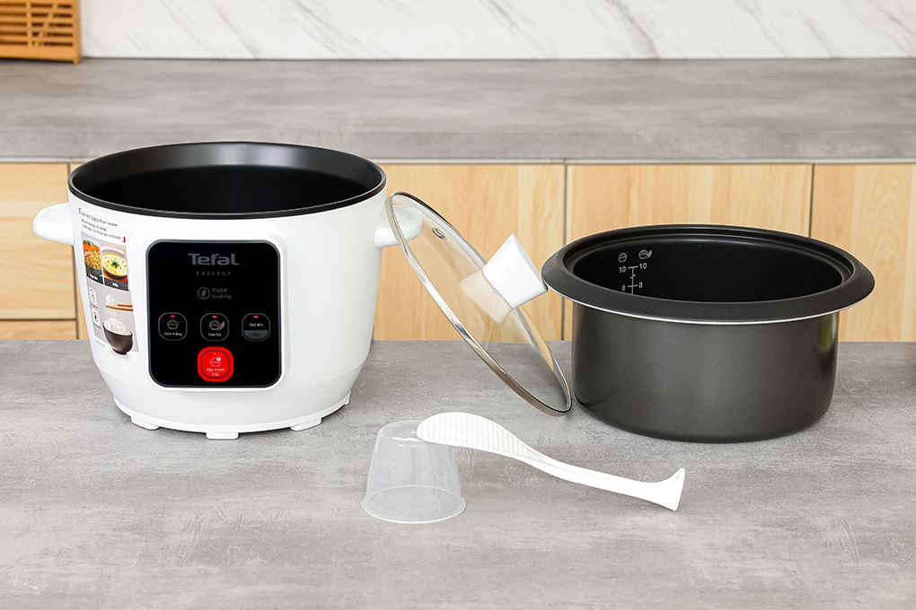 Nồi cơm nắp rời Tefal 1.8 lít RK1071Y0 Màu Trắng