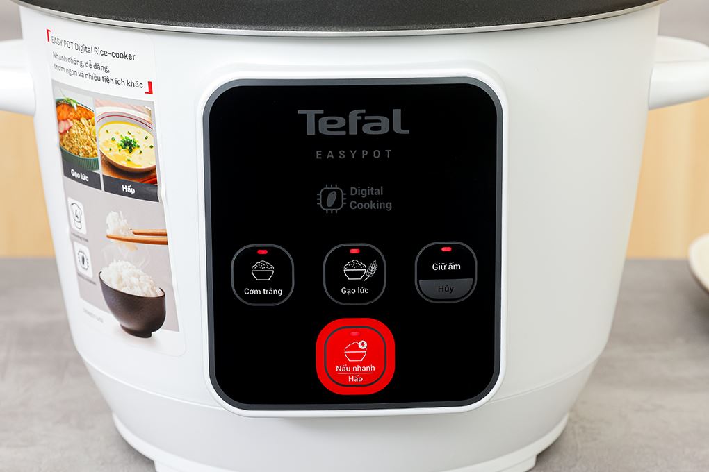 Nồi cơm nắp rời Tefal 1.8 lít RK1071Y0 Màu Trắng