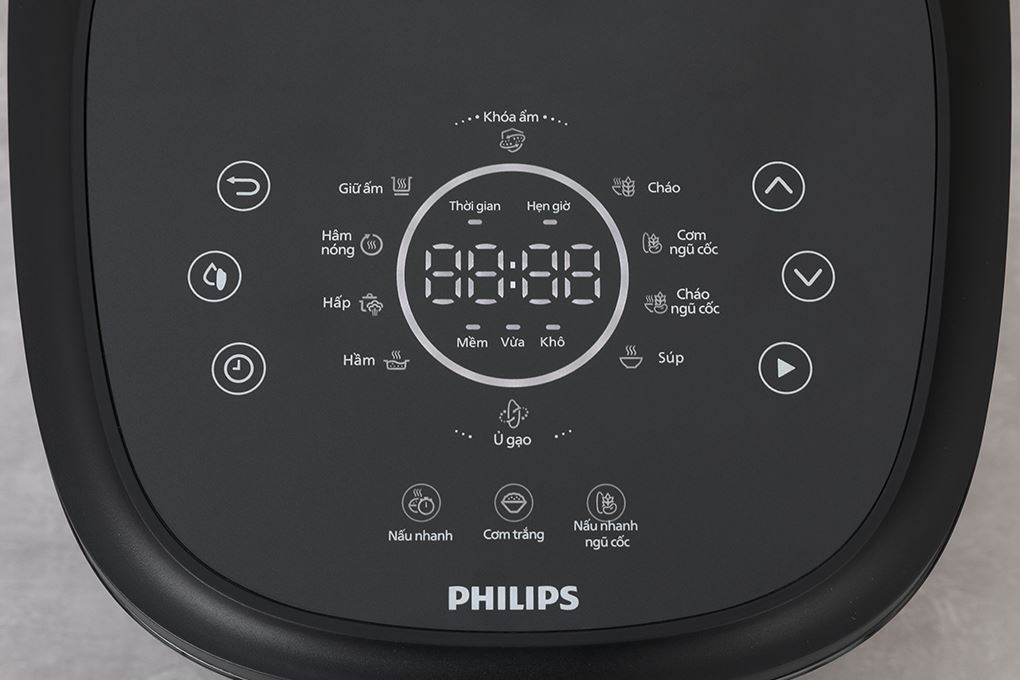 Nồi cơm cao tần Philips 1.5 lít HD5210/82 Màu Đen