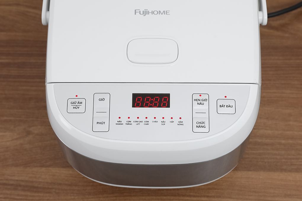 Nồi cơm điện tử FUJIHOME 1.5 lít RC15W Màu Trắng