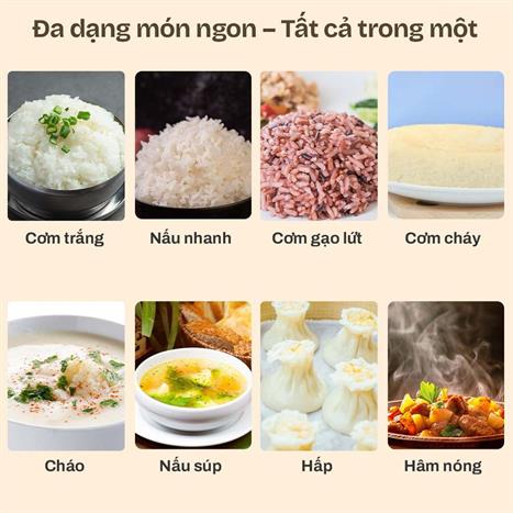 Nồi cơm điện tử FUJIHOME 1.5 lít RC15W Màu Trắng