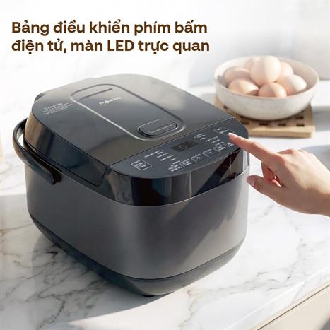 Nồi cơm điện tử FUJIHOME 1.8 lít RC18G Màu Xám