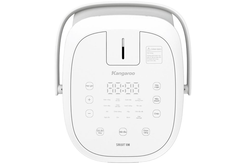 Nồi cơm cao tần Kangaroo 1.2 lít KGR12IH1 Màu Trắng